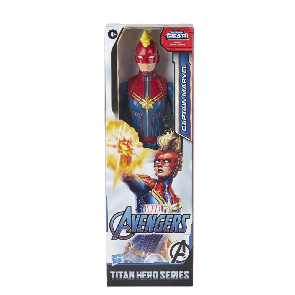 Kolleksiyon Karakterleri, Marvel Avengers, Avengers Endgame Titan Hero Figür 30 cm E3309 E7875 Captain Marvel