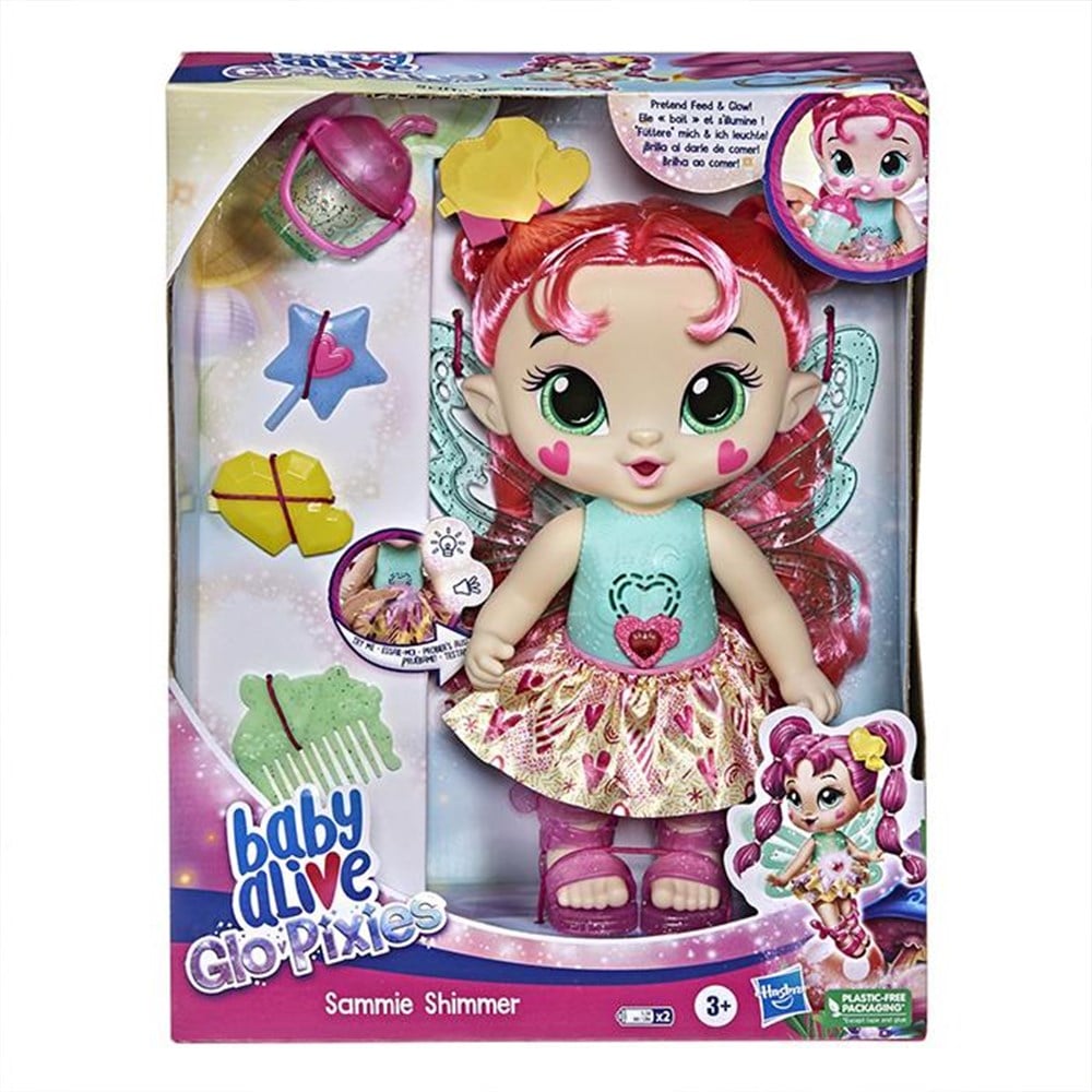Kolleksiyon Karakterleri, Baby Alive, Baby Alive Glopixies Peri Bebek Sammie Shimmer F2595