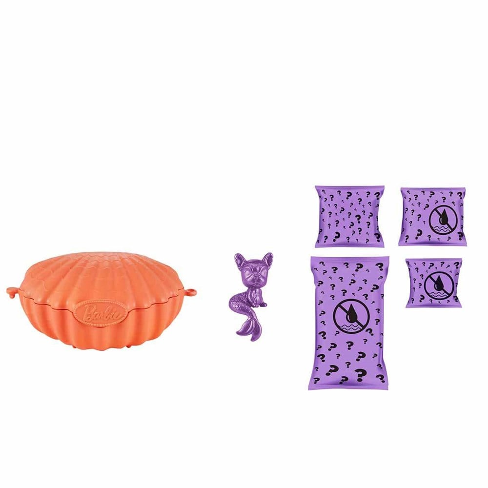Kolleksiyon Karakterleri, Barbie, Barbie Color Reveal Mermaid Pet Series- Hayvanlar S2 GTP74