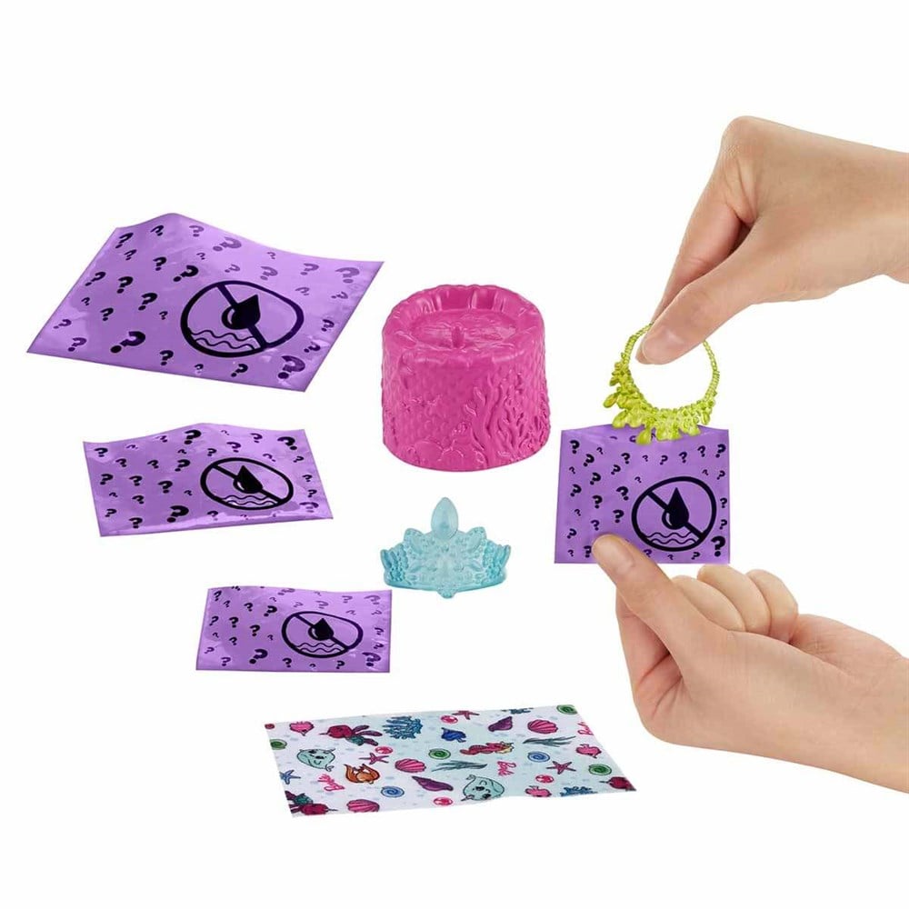 Kolleksiyon Karakterleri, Barbie, Barbie Color Reveal Mermaid Pet Series- Hayvanlar S2 GTP74
