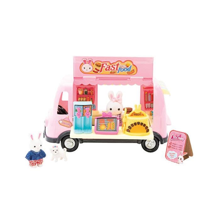 Kolleksiyon Karakterleri, MEGA OYUNCAK, Bay Dreamy Mini Fast Food Karavanı Oyun Seti