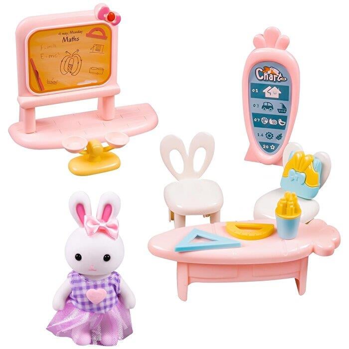 Kolleksiyon Karakterleri, MEGA OYUNCAK, Bay Dreamy Mini Tavşan Okul Seti 30800 Model 2