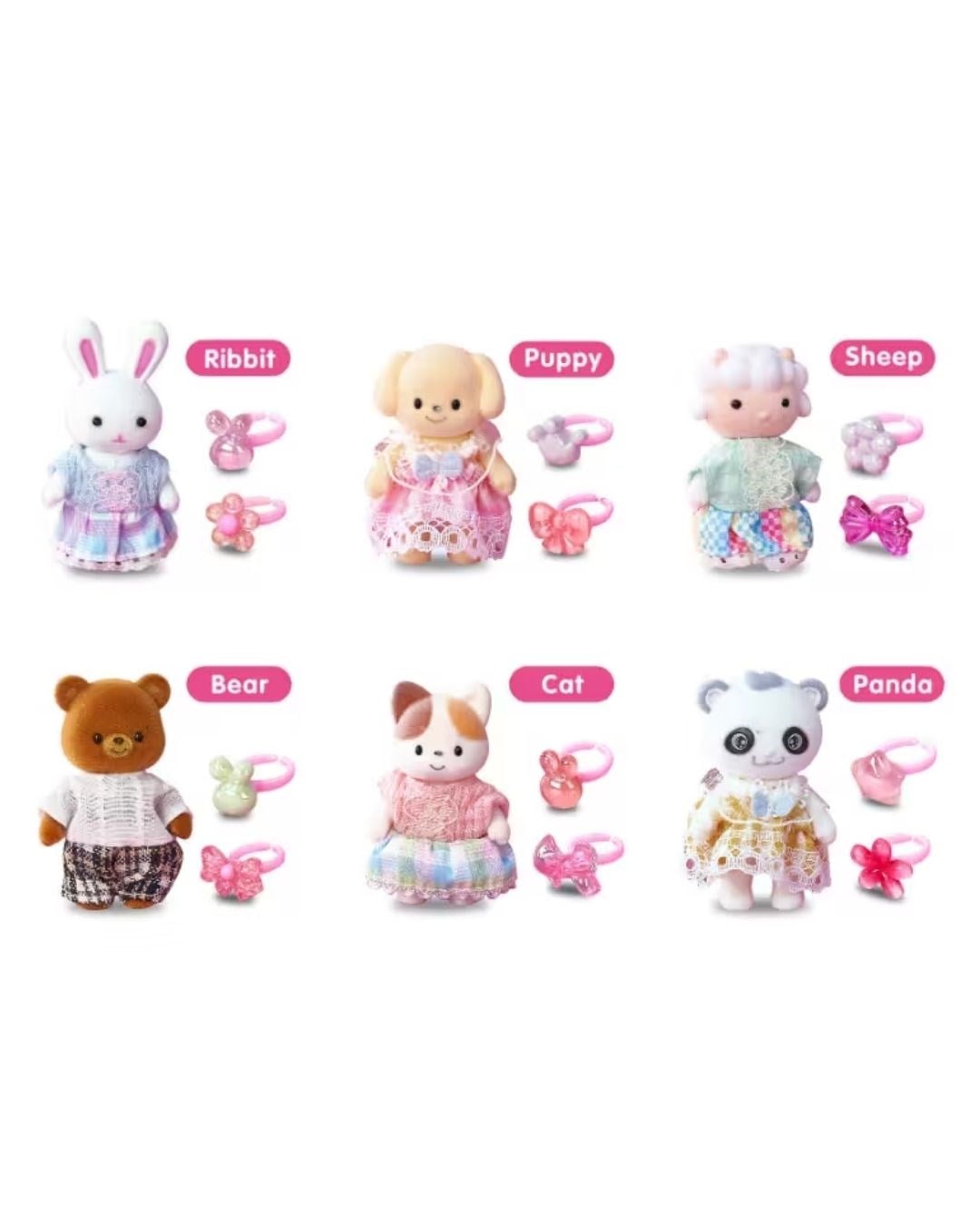 Kolleksiyon Karakterleri, MEGA OYUNCAK, Bay Dreamy Sürpriz Paket Figür Yüzük Seti