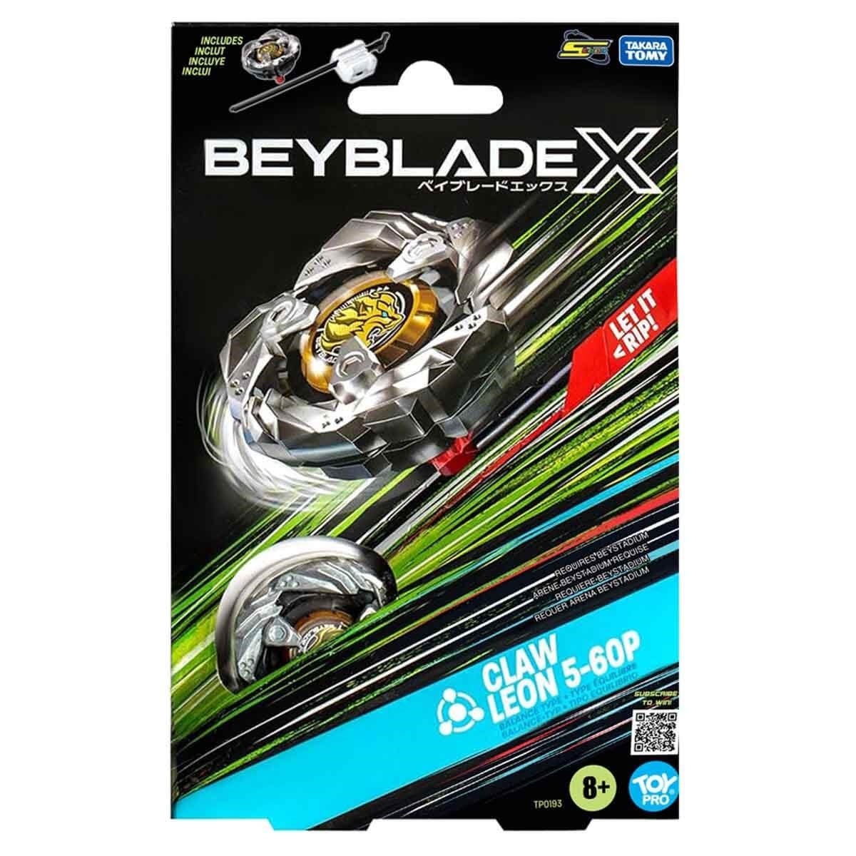 Kolleksiyon Karakterleri, Giochi Preziosi, Beyblade X Claw Leon 5-60 P Oyun Seti