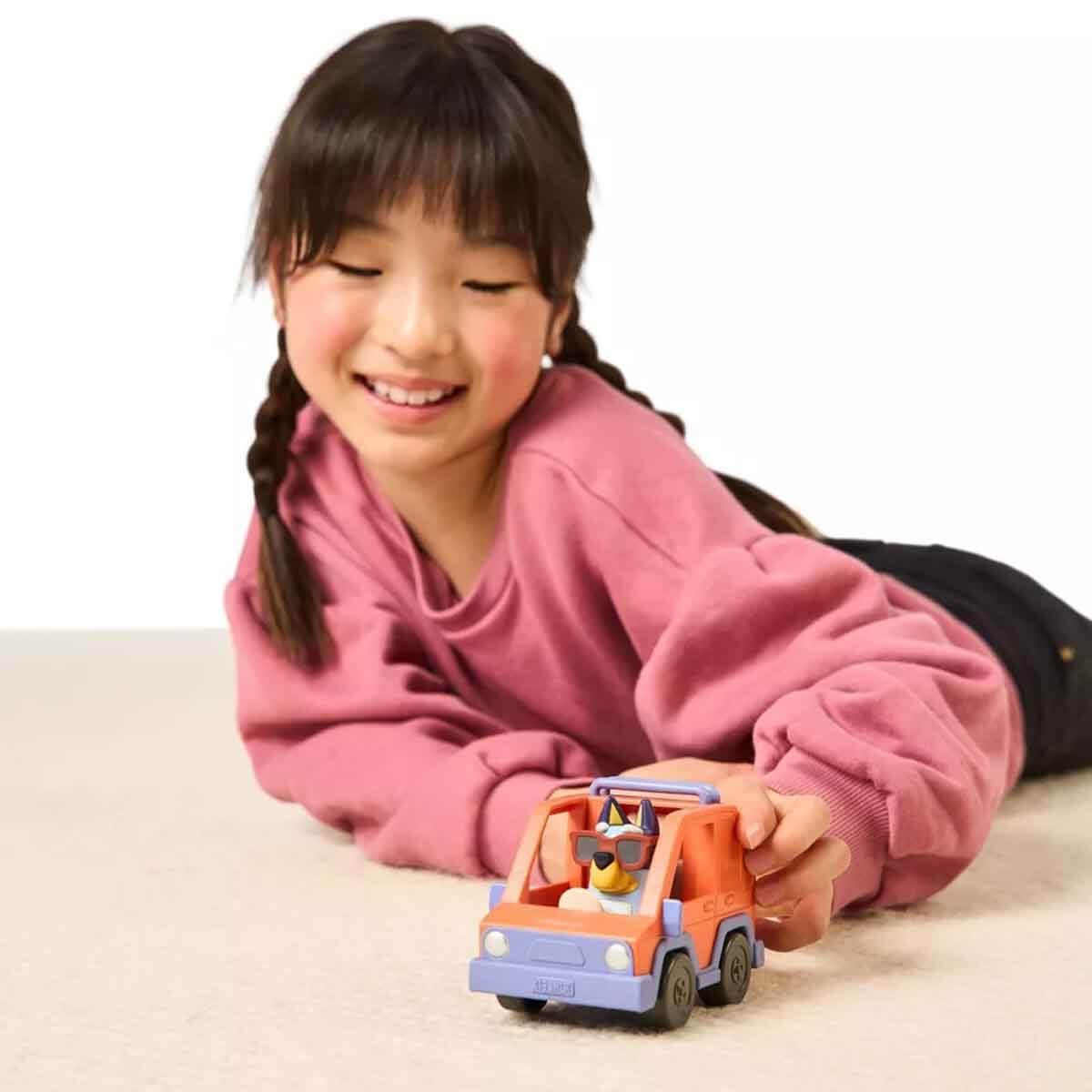 Kolleksiyon Karakterleri, NECOTOYS, Bluey 4x4 Araç ve Figür Seti 18926