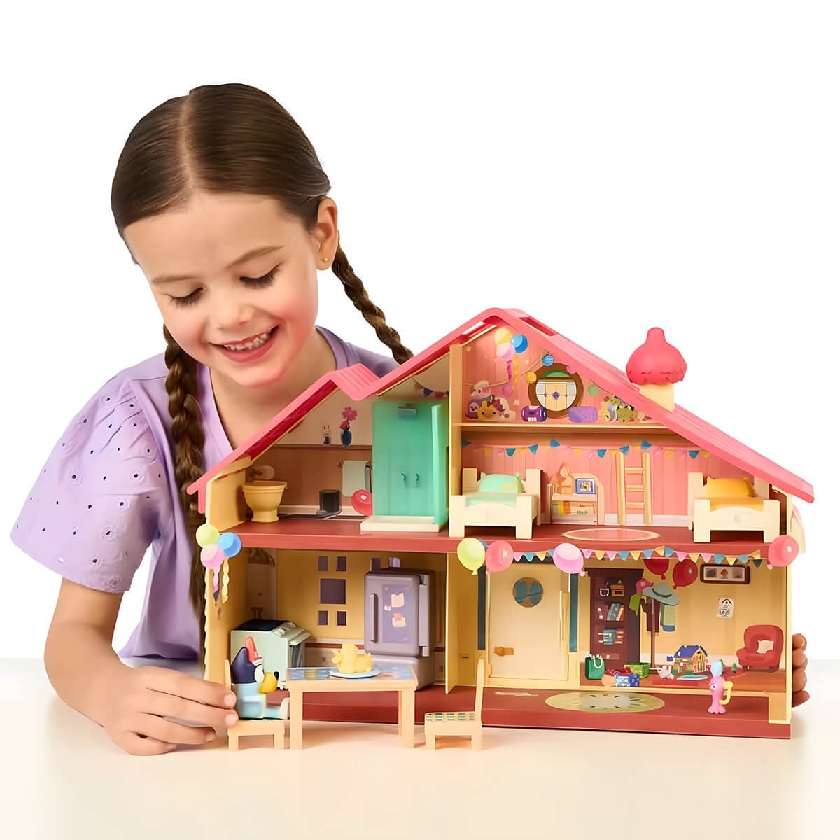 Kolleksiyon Karakterleri, NECOTOYS, BLUEY Büyük Ev Oyun Seti 17669