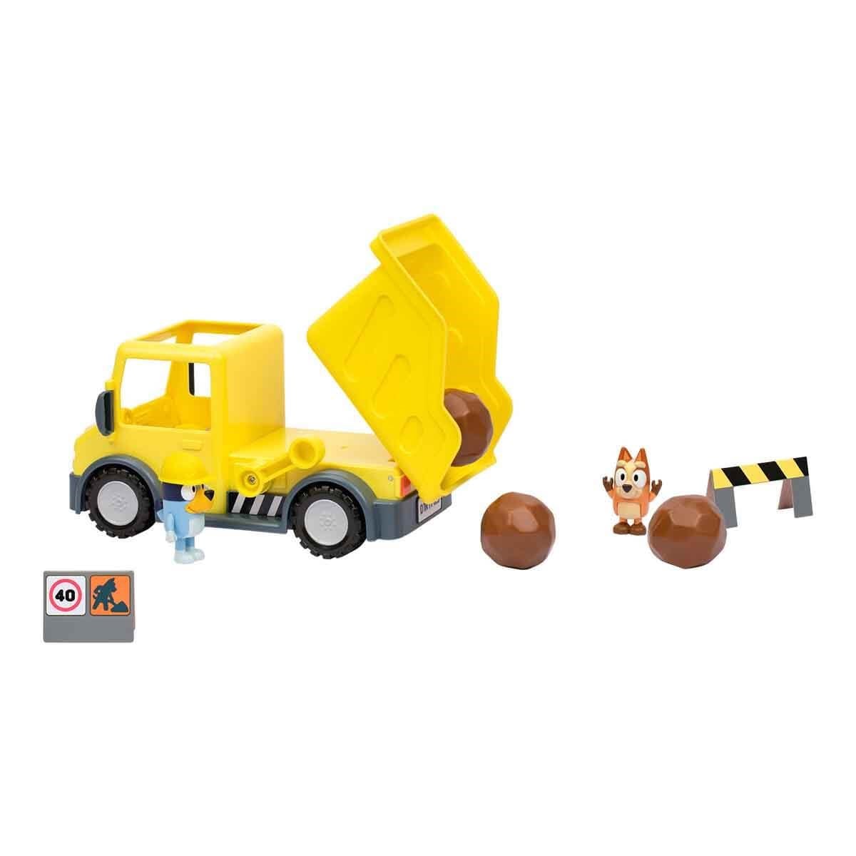 Kolleksiyon Karakterleri, NECOTOYS, Bluey Damperli Kamyon ve Figür Oyun Seti 17673