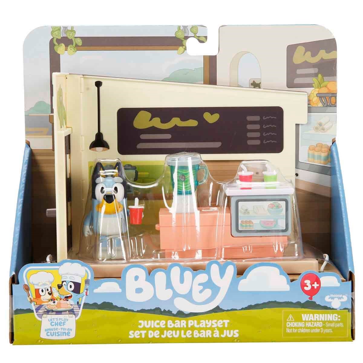 Kolleksiyon Karakterleri, NECOTOYS, Bluey Meyve Suyu Barı Mini Oyun Seti 18920