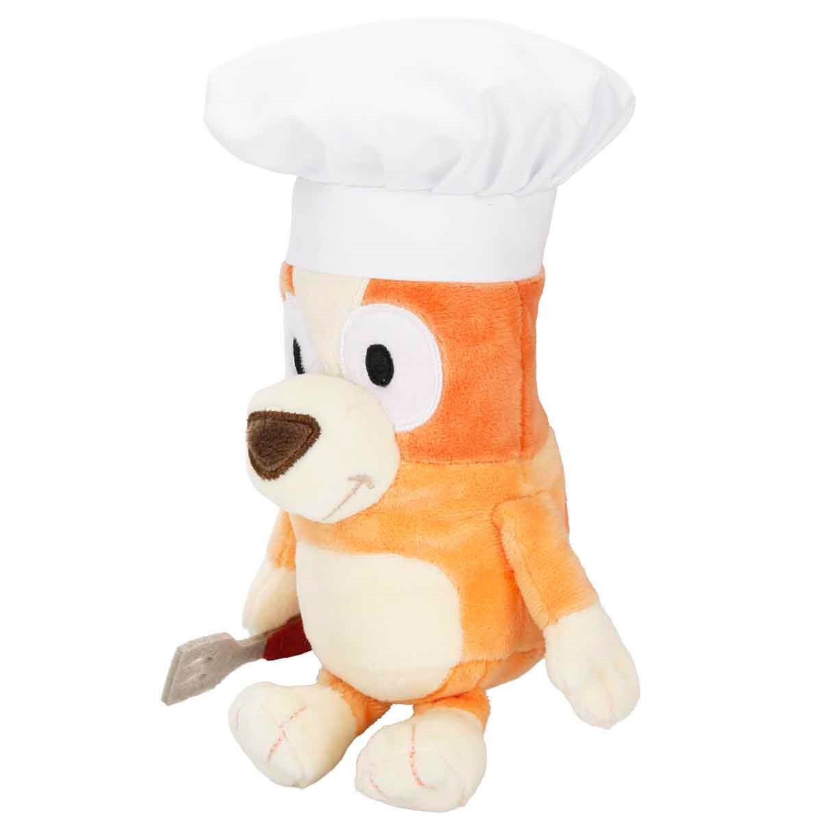 Kolleksiyon Karakterleri, NECOTOYS, Bluey Pelüş Figür 18 cm 80655 Aşçı Bingo