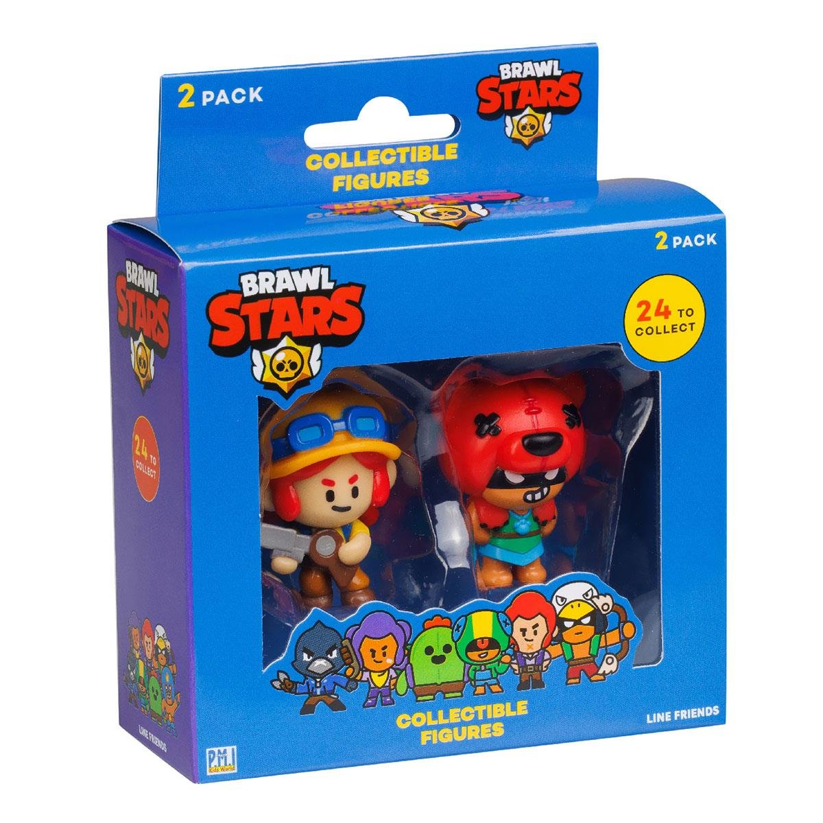 Kolleksiyon Karakterleri, NECOTOYS, Brawl Stars 2 li Figür Seti BRW2015 81162 Model 5