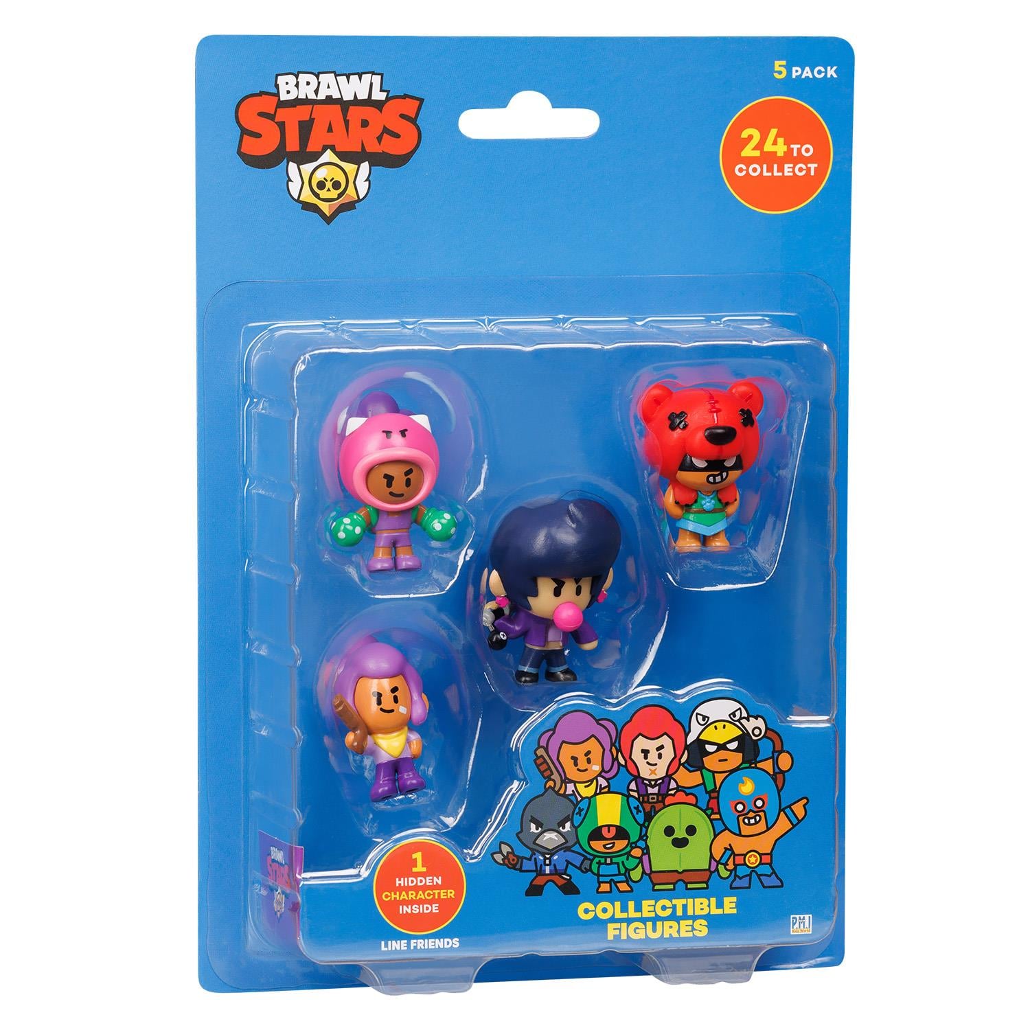 Kolleksiyon Karakterleri, NECOTOYS, Brawl Stars 5 li Figür Seti BRW2040 81186 Model 1