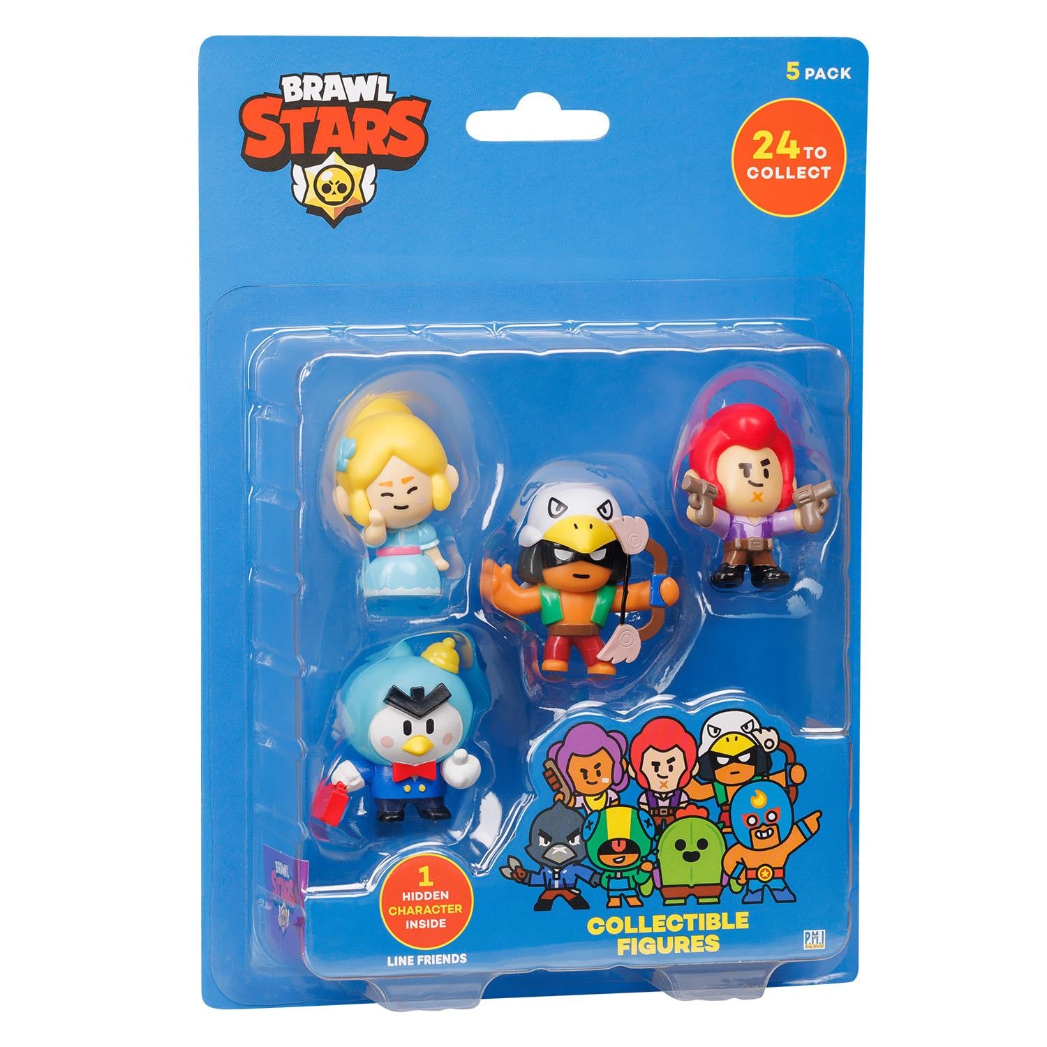 Kolleksiyon Karakterleri, NECOTOYS, Brawl Stars 5 li Figür Seti BRW2040 81186 Model 2