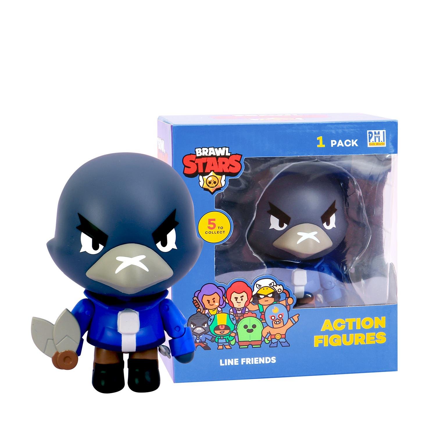 Kolleksiyon Karakterleri, NECOTOYS, Brawl Stars Tekli Aksiyon Figürü Asorti