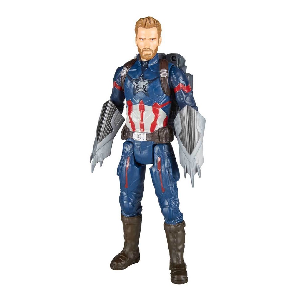 Kolleksiyon Karakterleri, Marvel Avengers, Captain America Figür Avengers Infinity War Titan Hero Power FX 30 cm