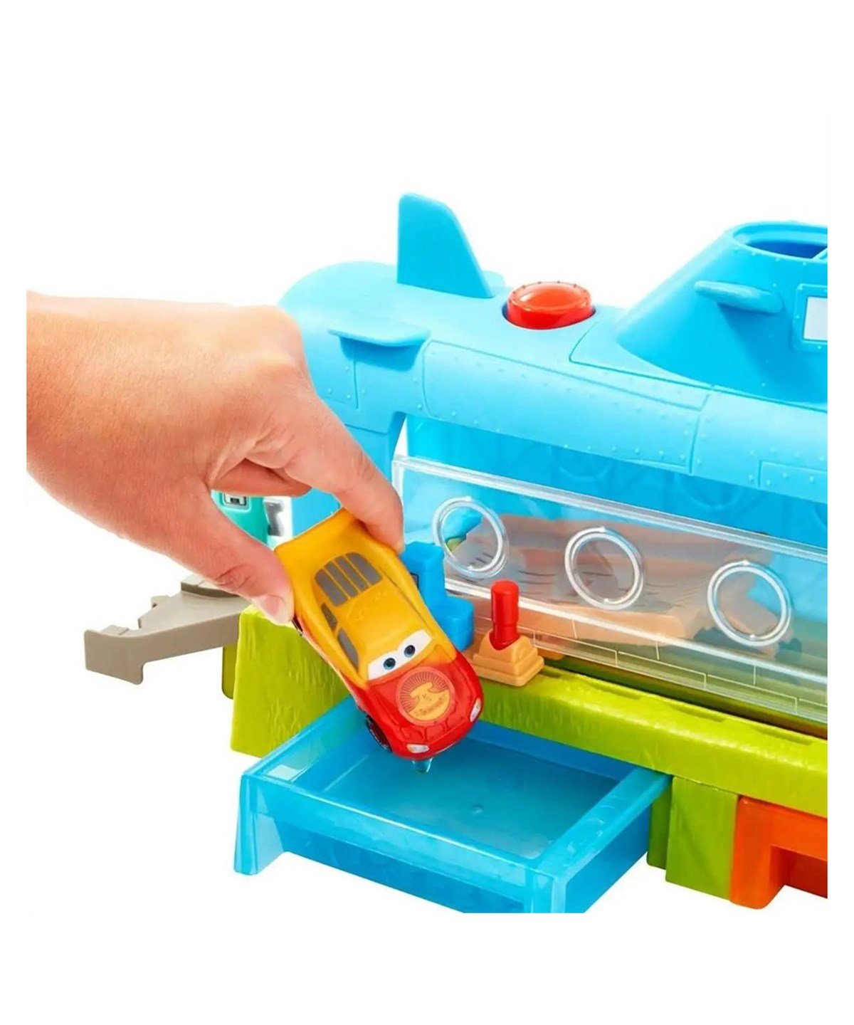 Kolleksiyon Karakterleri, ŞİMŞEK MCQUEEN, Cars Disney ve Pixar Araba Oyuncakları, Araba Yıkama Oyun Seti: Renk Değiştiren Araç HGV70