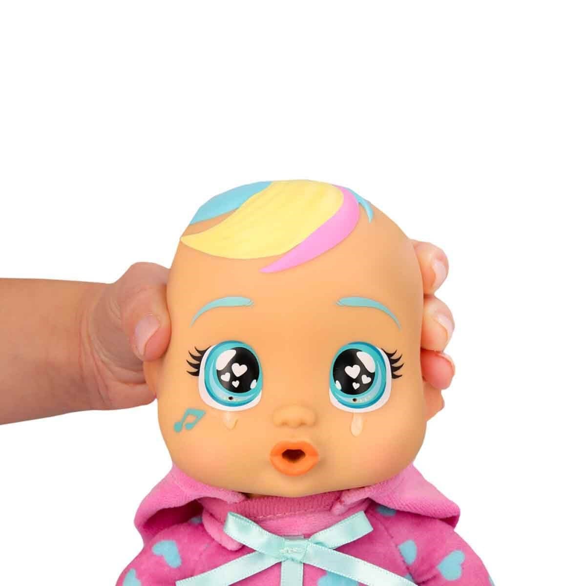 Kolleksiyon Karakterleri, Giochi Preziosi, Cry Babies Ağlayan Yumuş Bebek CYB76000 Mor Tulumlu Millie