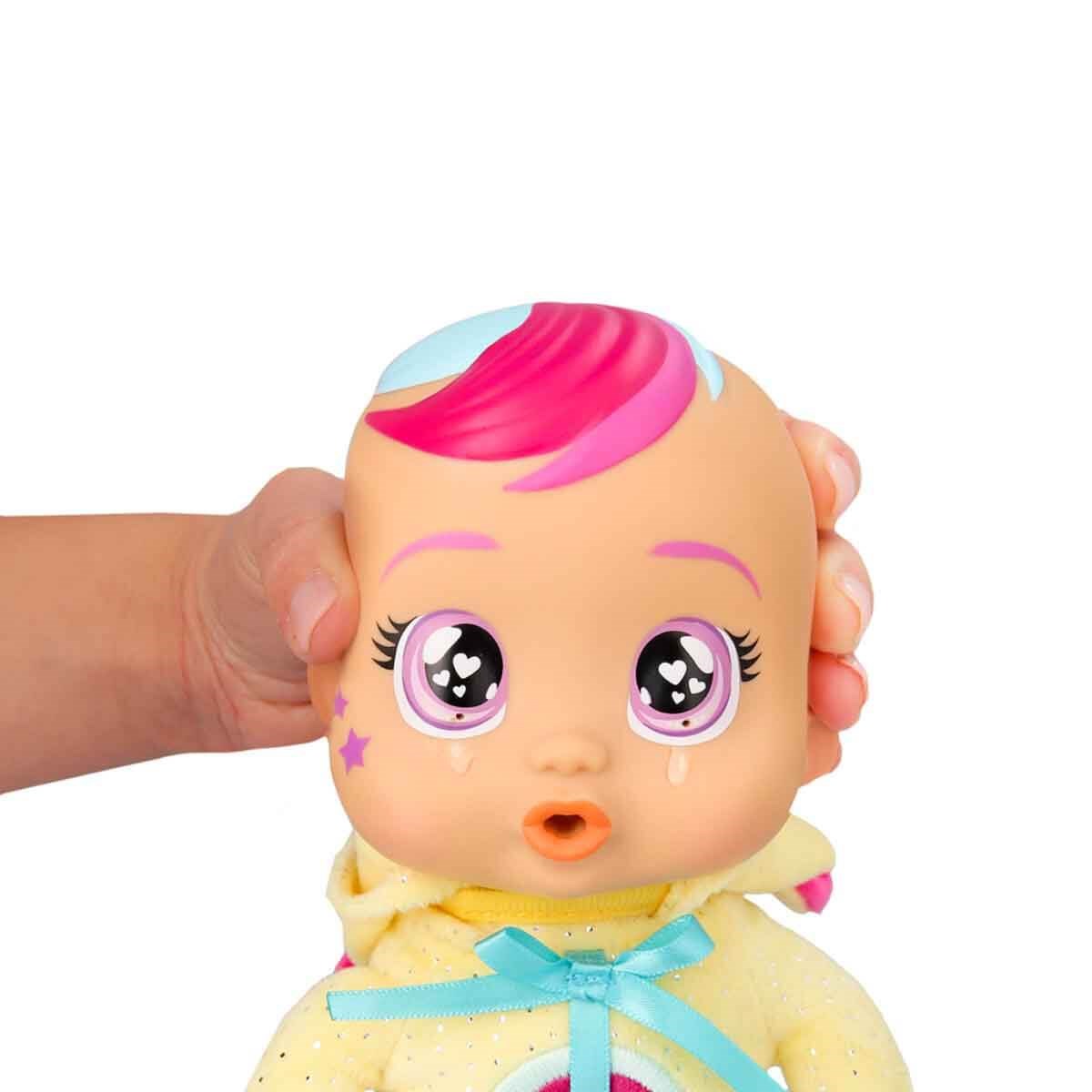 Kolleksiyon Karakterleri, Giochi Preziosi, Cry Babies Ağlayan Yumuş Bebek CYB76000 Sarı Tulumlu Ashley