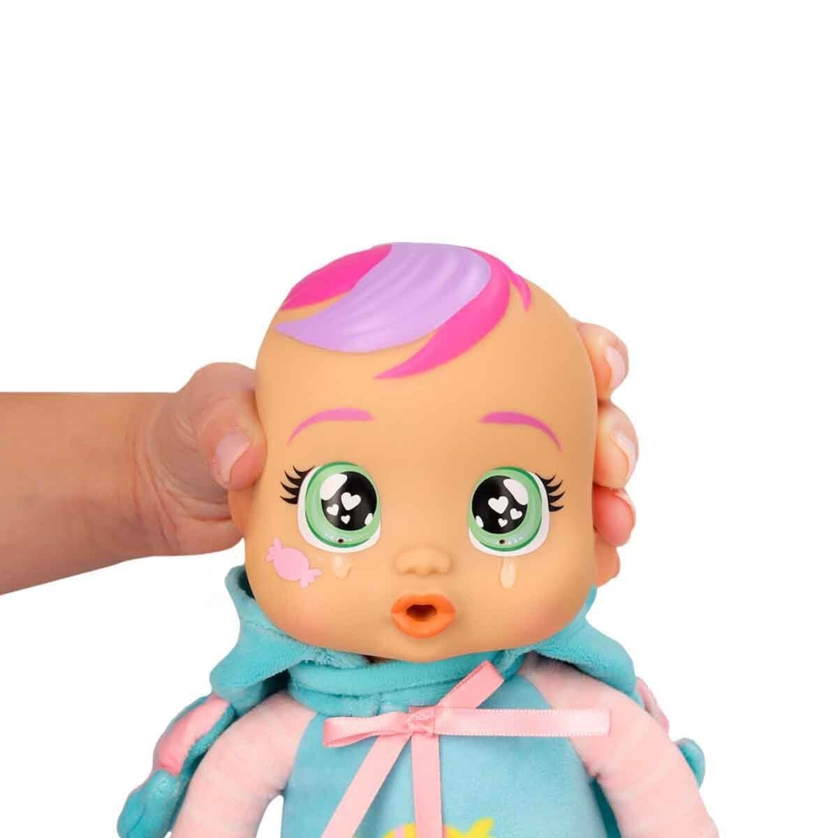 Kolleksiyon Karakterleri, Giochi Preziosi, Cry Babies Ağlayan Yumuş Bebek CYB76000 Mavi Tulumlu Ellie