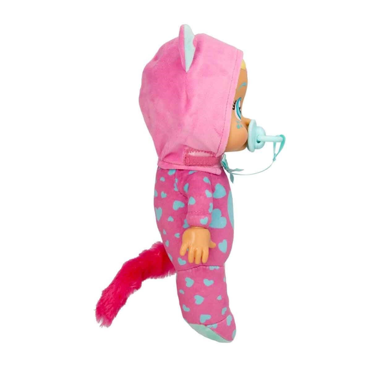Kolleksiyon Karakterleri, Giochi Preziosi, Cry Babies Ağlayan Yumuş Bebek CYB76000 Mor Tulumlu Millie