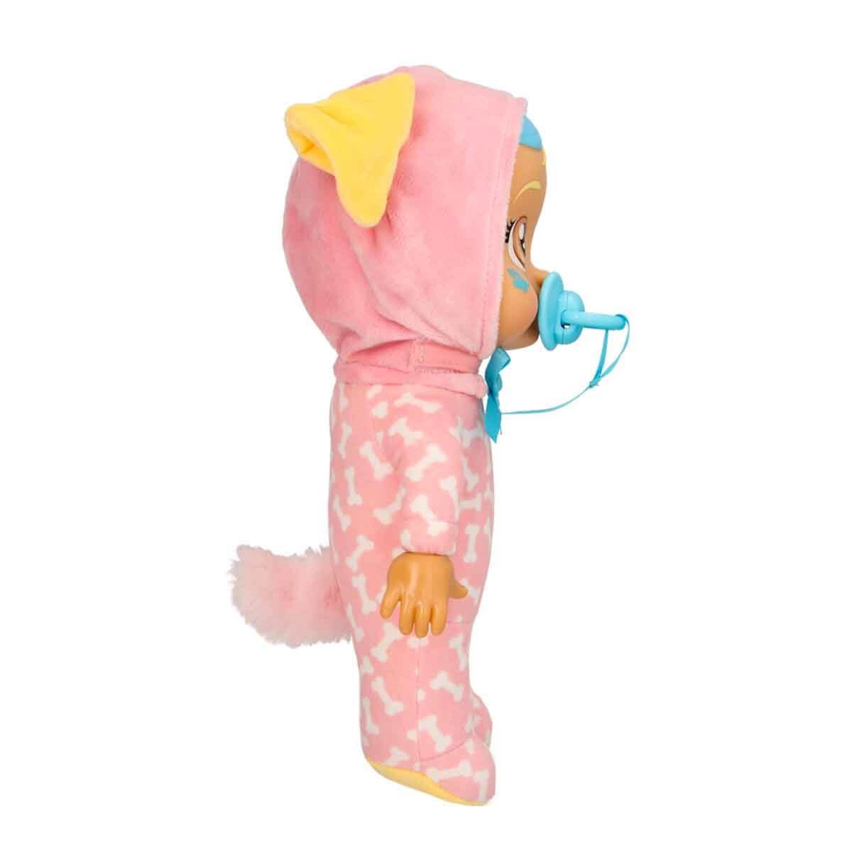 Kolleksiyon Karakterleri, Giochi Preziosi, Cry Babies Ağlayan Yumuş Bebek CYB76000 Açık Pembe Tulumlu Muffy