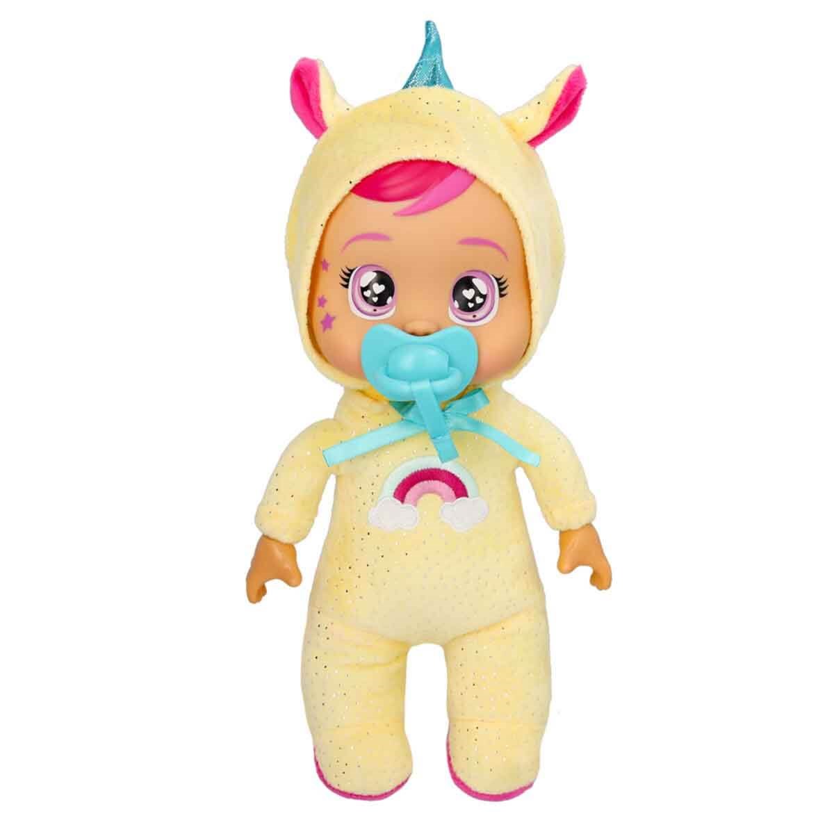Kolleksiyon Karakterleri, Giochi Preziosi, Cry Babies Ağlayan Yumuş Bebek CYB76000 Sarı Tulumlu Ashley