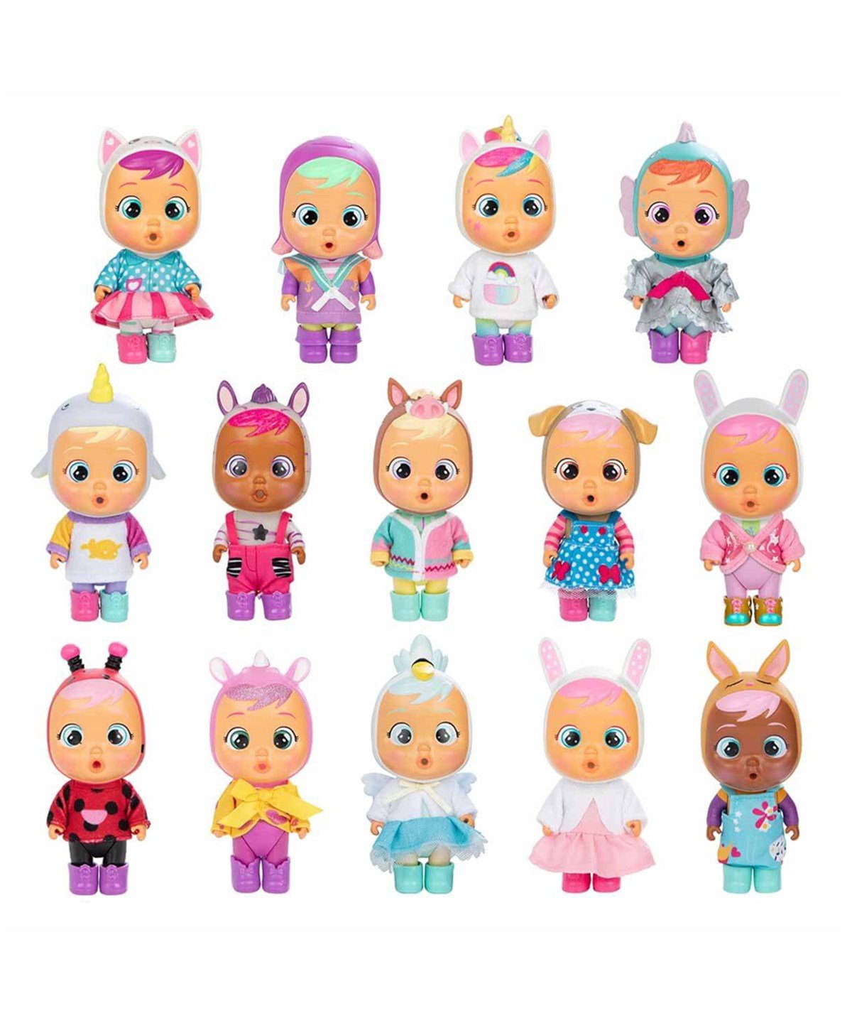 Kolleksiyon Karakterleri, CRY BABIES, Cry Babies Magic Tears Moda Serisi W2 CYM10000 Mor Kutu