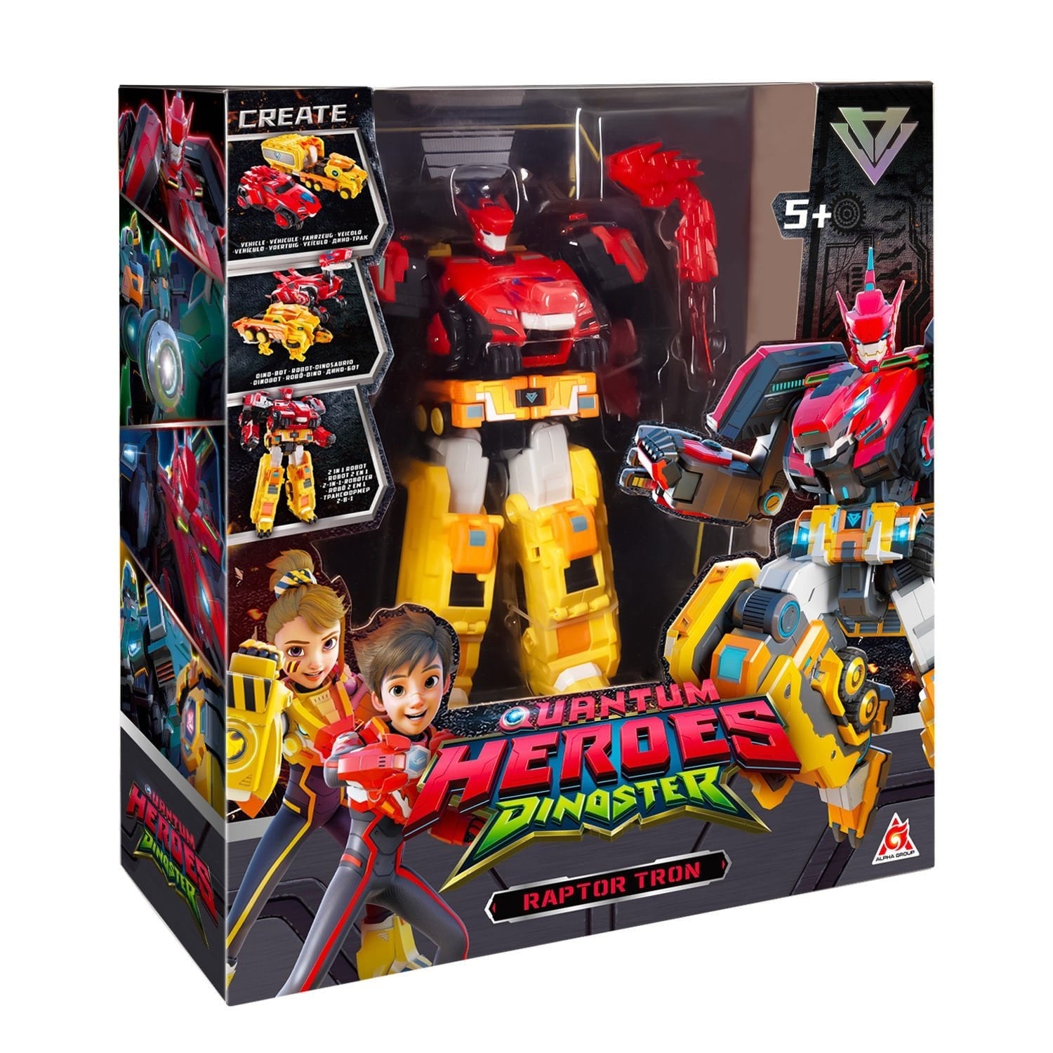 Kolleksiyon Karakterleri, MEGA OYUNCAK, Dinoster Dönüen Robot Dev Raptor Tron