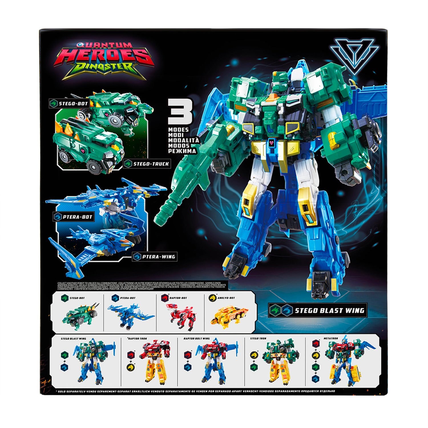 Kolleksiyon Karakterleri, MEGA OYUNCAK, Dinoster Dönüşen Robot Dev Stego Blast Wing