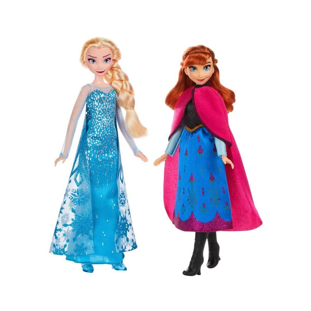 Kolleksiyon Karakterleri, FROZEN, Disney Frozen 2 Elsa ve Anna Moda Seti E8750