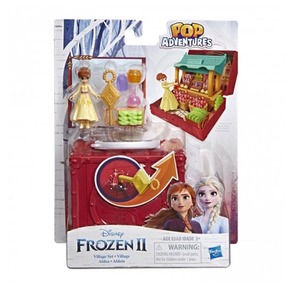 Kolleksiyon Karakterleri, FROZEN, Disney Frozen 2 Pop Adventures Oyun Seti E6545 E7080 Anna Kasabada