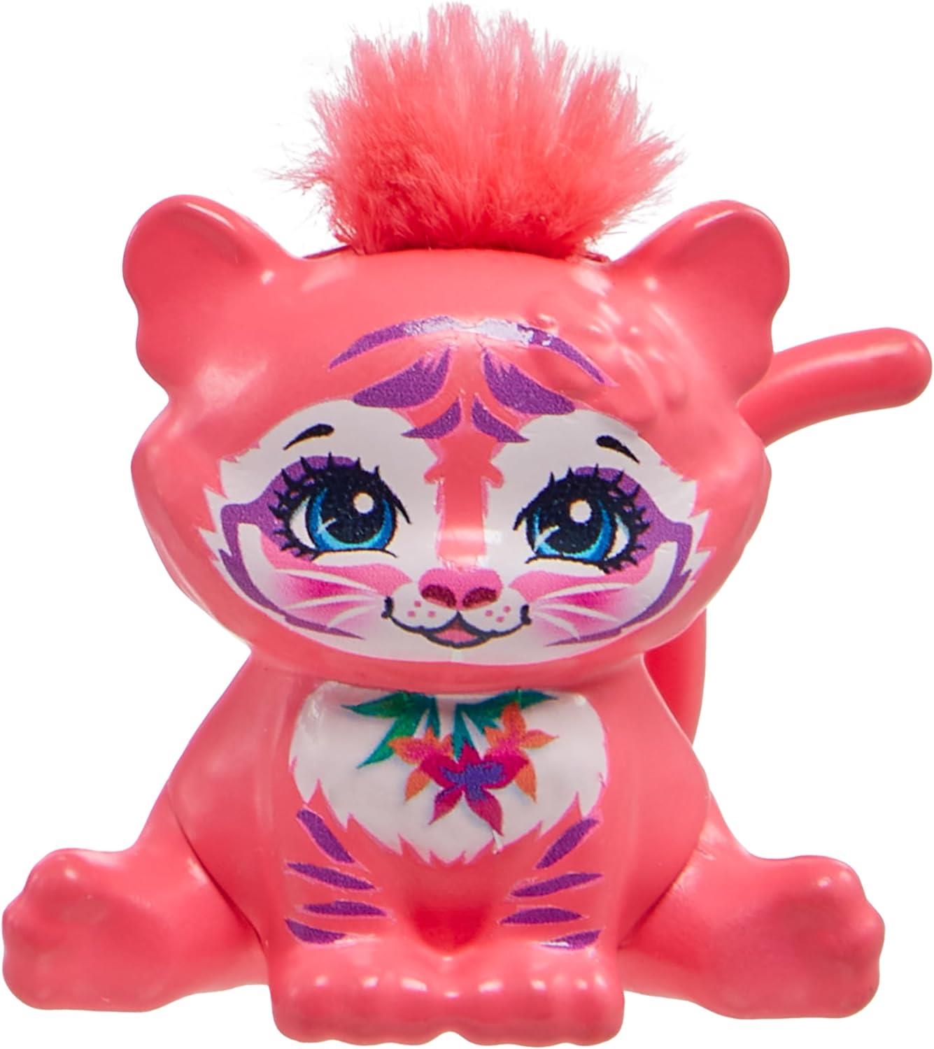 Kolleksiyon Karakterleri, Enchantimals, Enchantimals Karakter Bebekler FNH22 HXB97 Texie Tiger & Sabre