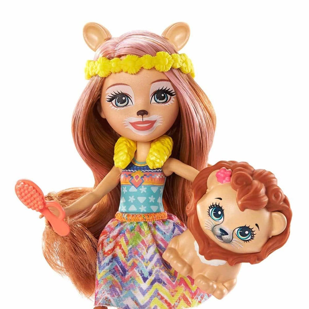 Kolleksiyon Karakterleri, Enchantimals, Enchantimals Eğlenceli Oyun Setleri Serisi GJX35 GTM29 Kuaför Salonu