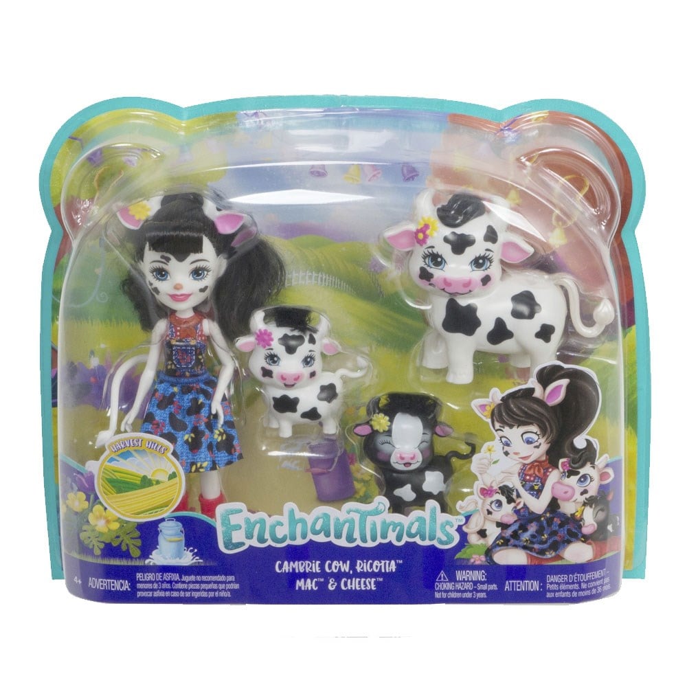 Kolleksiyon Karakterleri, Enchantimals, Enchantimals Bebek Ve Hayvan Arkadaşları Cambrie Cow & Ricotta GJX43 GJX44