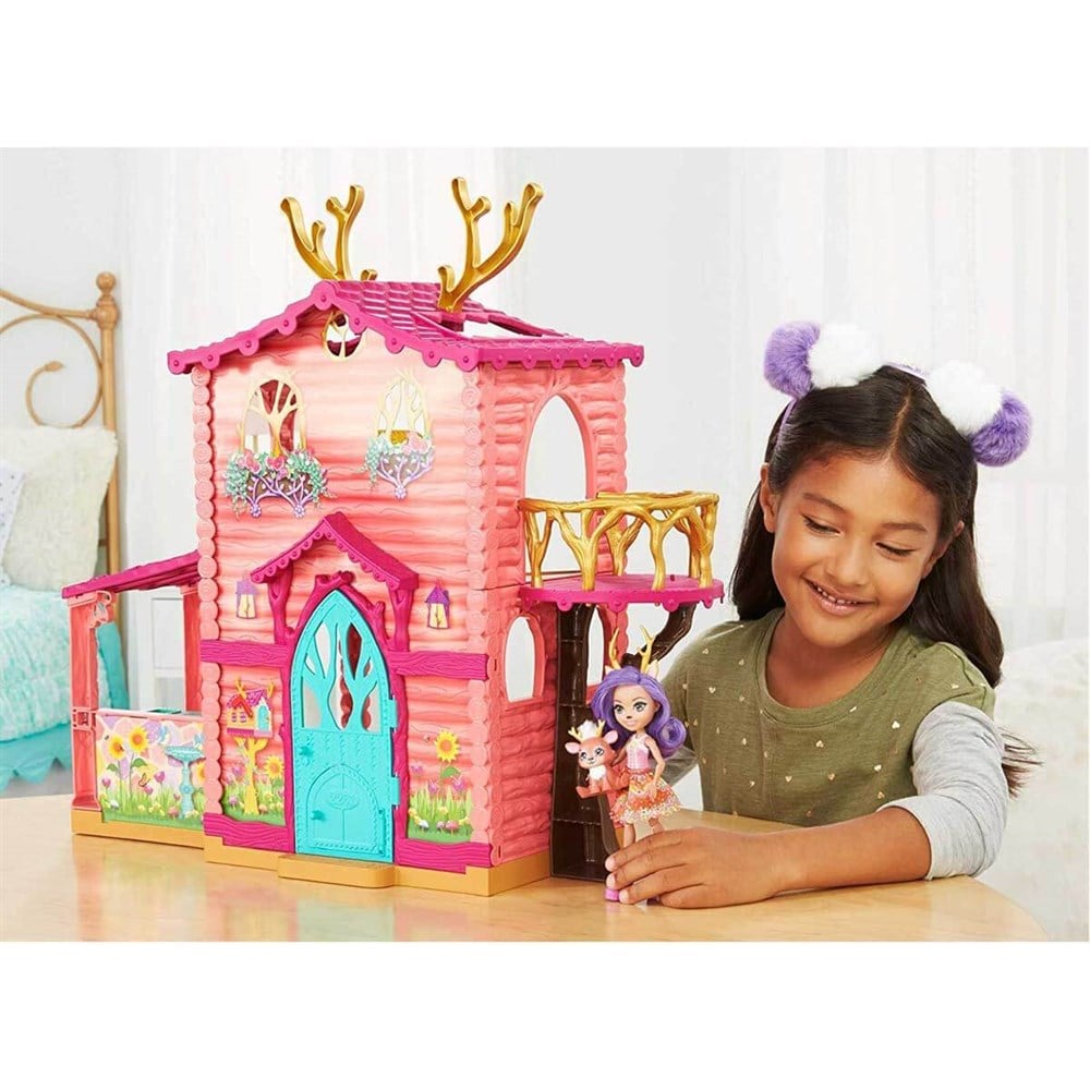 Kolleksiyon Karakterleri, Enchantimals, Enchantimals Orman Evi Oyun Seti FRH50