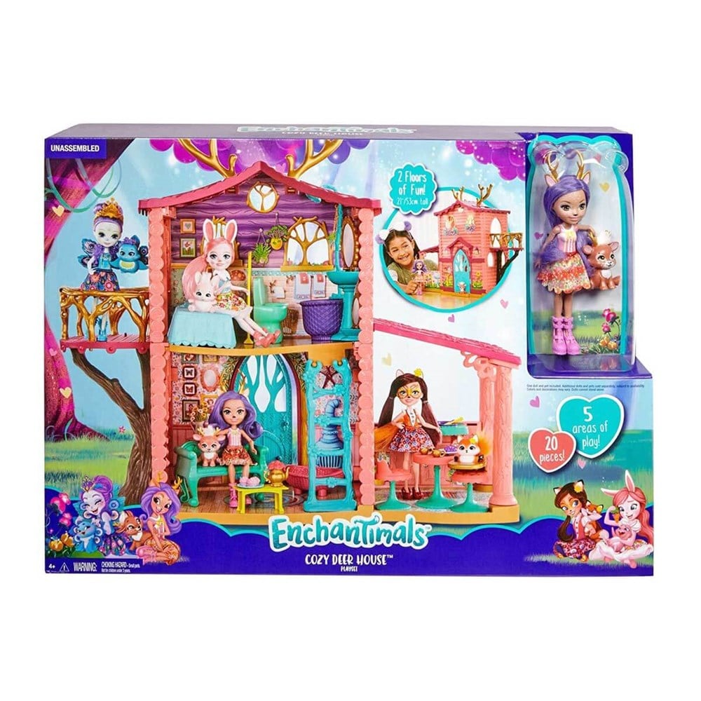 Kolleksiyon Karakterleri, Enchantimals, Enchantimals Orman Evi Oyun Seti FRH50
