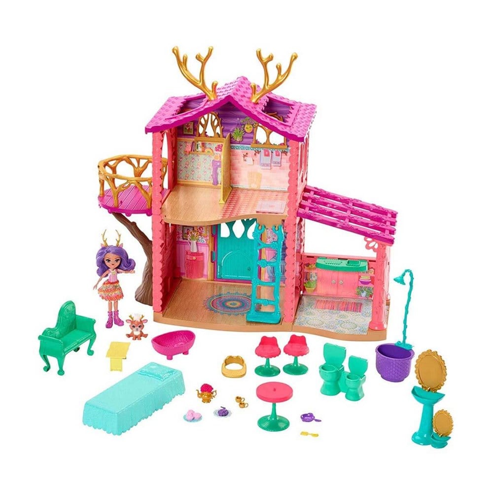 Kolleksiyon Karakterleri, Enchantimals, Enchantimals Orman Evi Oyun Seti FRH50