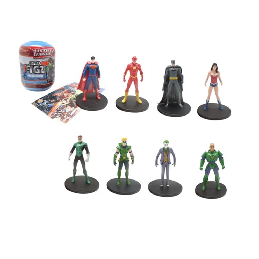Kolleksiyon Karakterleri, DC Justice League, Figz DC Justice League Comics Mini Sürpriz Kapsül 75136 DCF01000