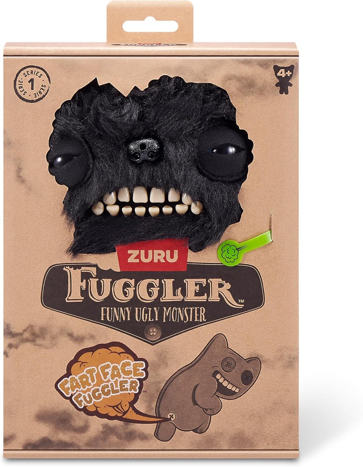 Kolleksiyon Karakterleri, Sunman, Fuggler Fart Face Gaz Çıkaran Pelüş S1 Siyah Munch Munch