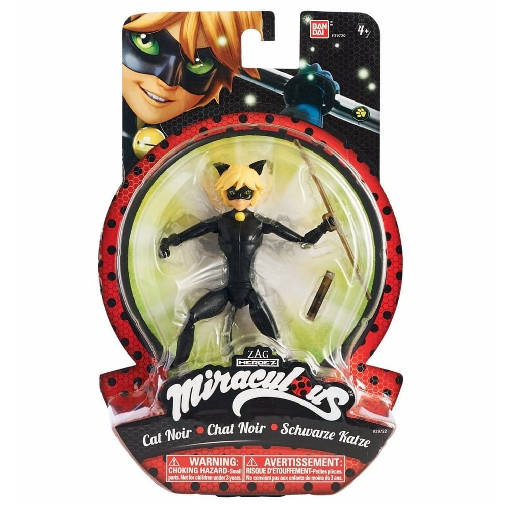 Kolleksiyon Karakterleri, Uğur Böceği - Miraculous, Heroez Miraculous Uğurböceği Karakter Figürleri Cat Noir - Kedi Çocuk