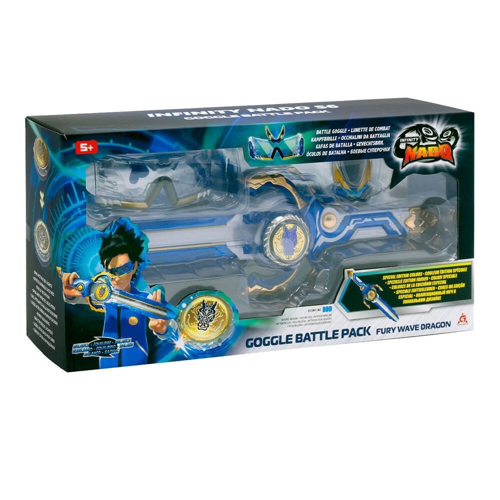 Kolleksiyon Karakterleri, MEGA OYUNCAK, Infinity Nado Goggle Battle Pack Gözlüklü Işıklı Savaş Seti