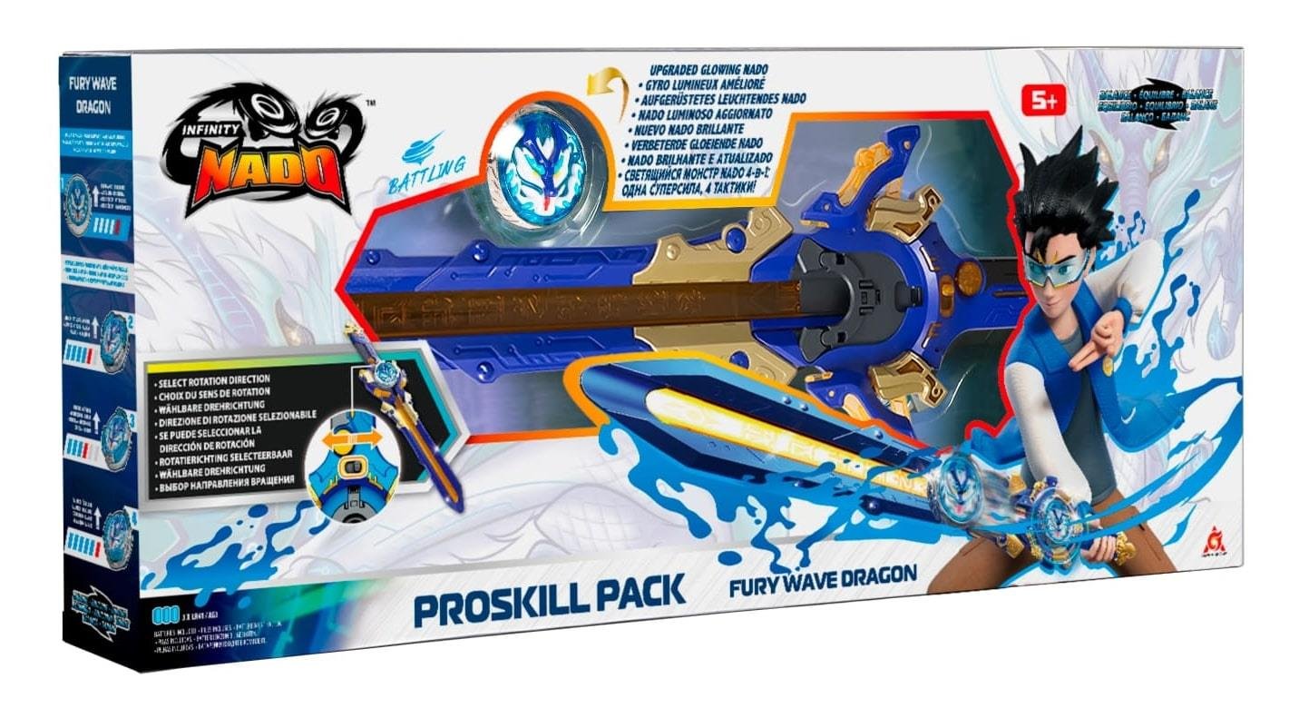 Kolleksiyon Karakterleri, MEGA OYUNCAK, Infinity Nado Proskill Pack Fury Wave Dragon