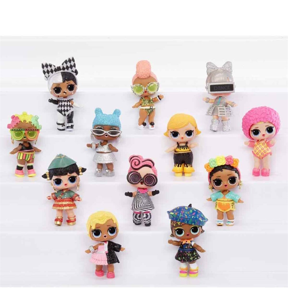 Kolleksiyon Karakterleri, L.O.L. Surprise - LOL Bebek, L.O.L Surprise Simli ve Işıklı LOL Neon Bebekler 8 Kat Sürpriz