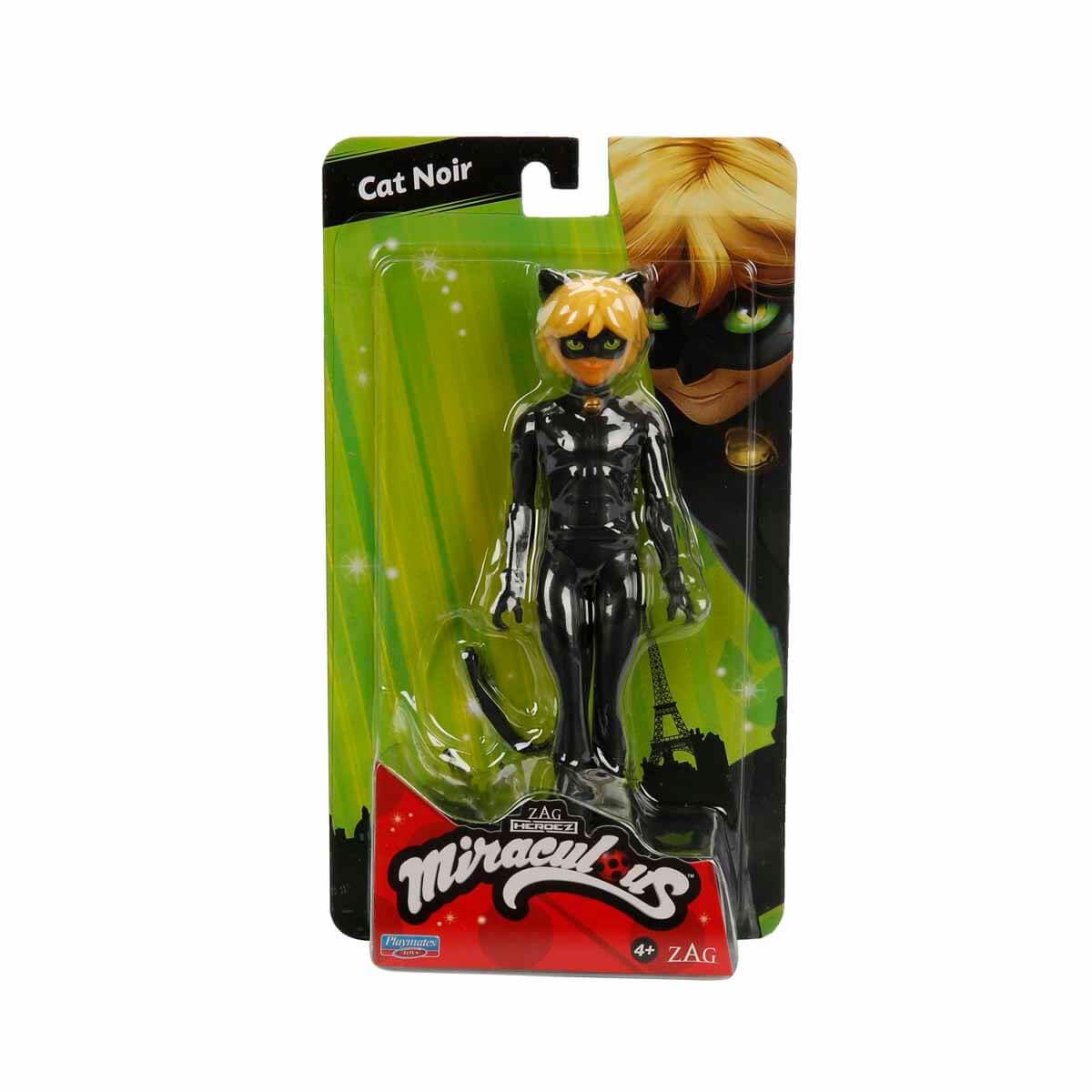 Kolleksiyon Karakterleri, Uğur Böceği - Miraculous, Ladybug Miraculous Bebekler 13 cm MRA51000 Cat Noir