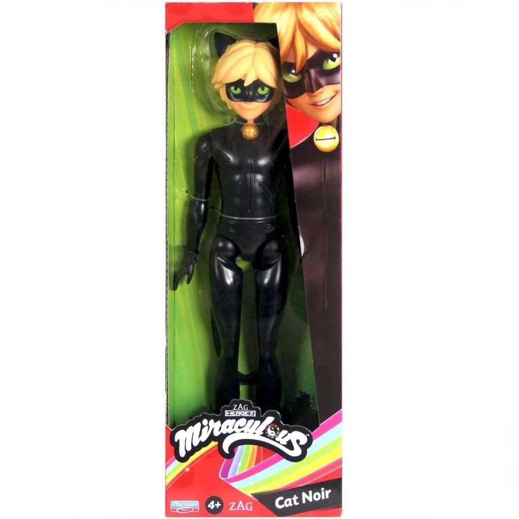 Kolleksiyon Karakterleri, Uğur Böceği - Miraculous, Ladybug Miraculous Bebekler 26 cm MRA48000 Cat Noir