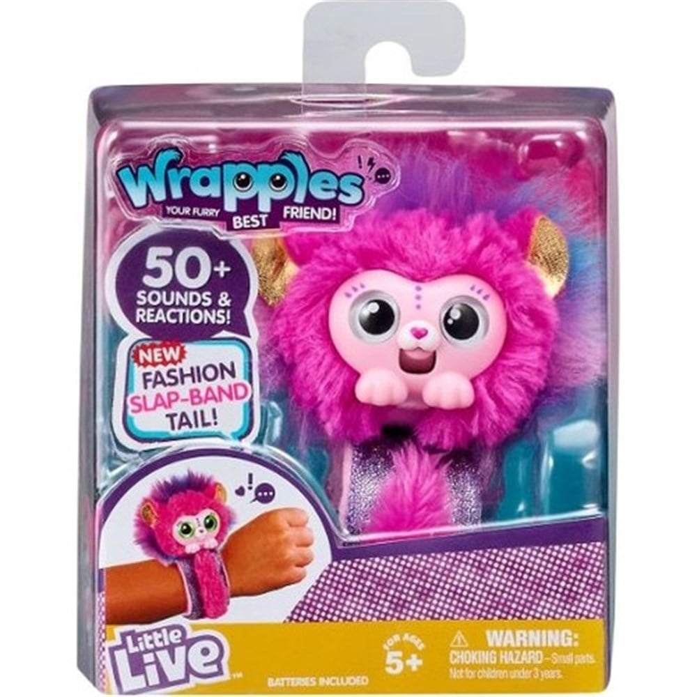 Kolleksiyon Karakterleri, Wrapples, Little Live Wrapples S3 Peluş Fuşya