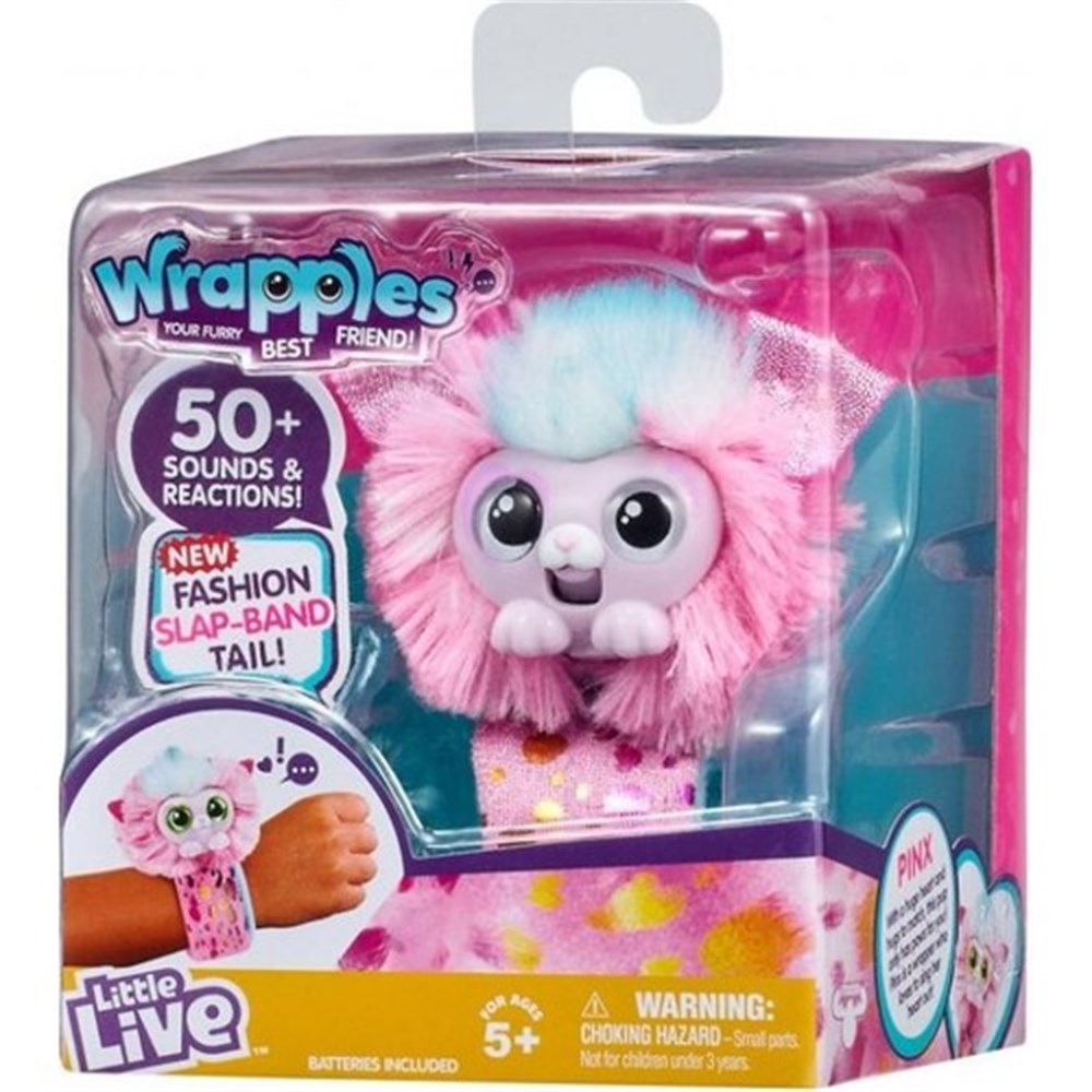Kolleksiyon Karakterleri, Wrapples, Little Live Wrapples S3 Peluş Pembe