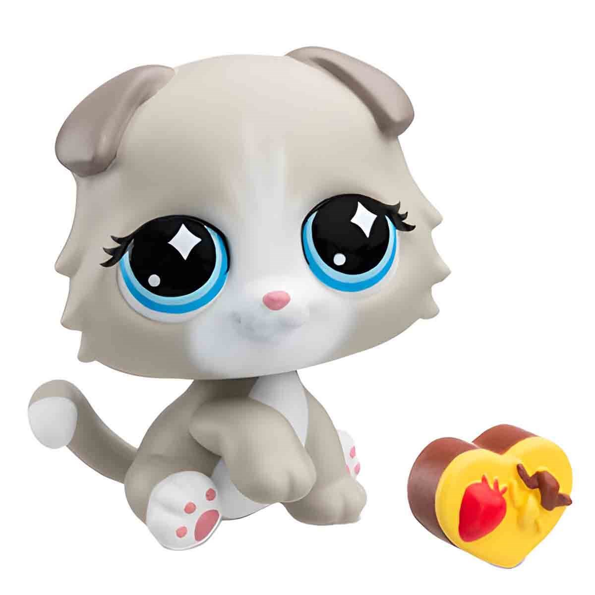 Kolleksiyon Karakterleri, Sunman, Littlest Pet Shop Minişler Tekli Paket S4 07138 229 Scottish Fold Longhair Kedi