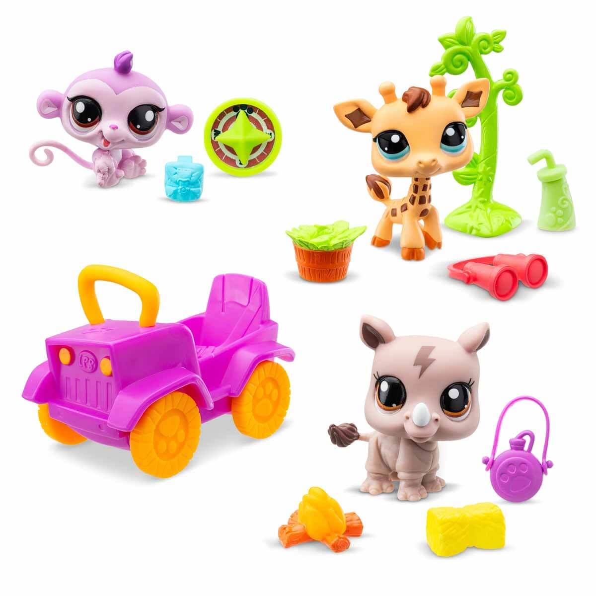 Kolleksiyon Karakterleri, Sunman, Littlest Pet Shop Minişler Safari Oyun Seti S1