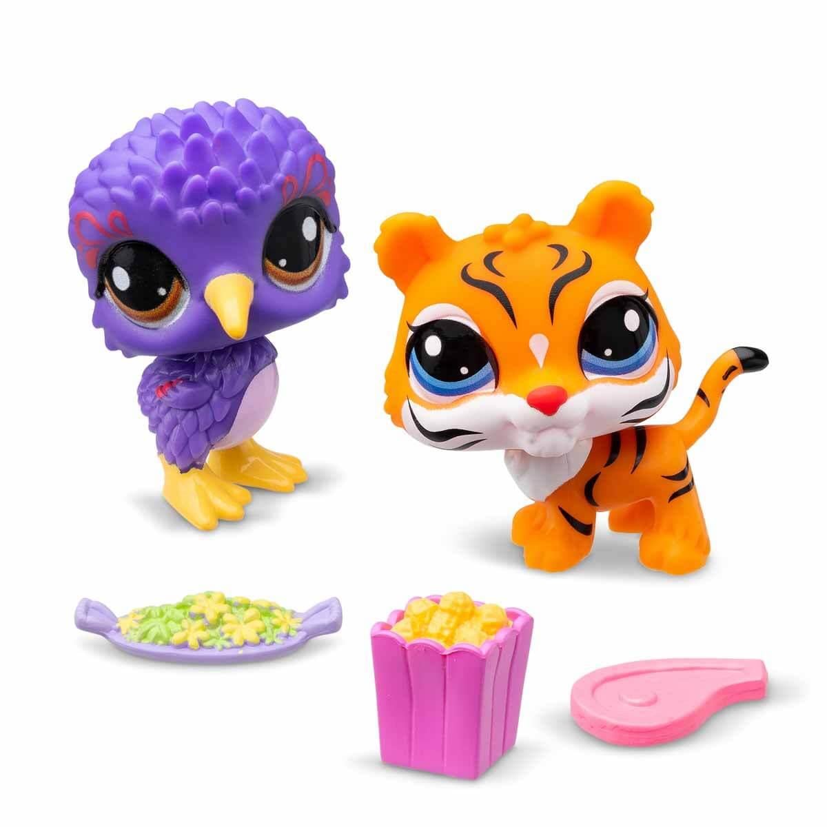 Kolleksiyon Karakterleri, Sunman, Littlest Pet Shop Minişler 2'li Figür Seti S1 S00005264 22&26 Kaplan ve Kuş