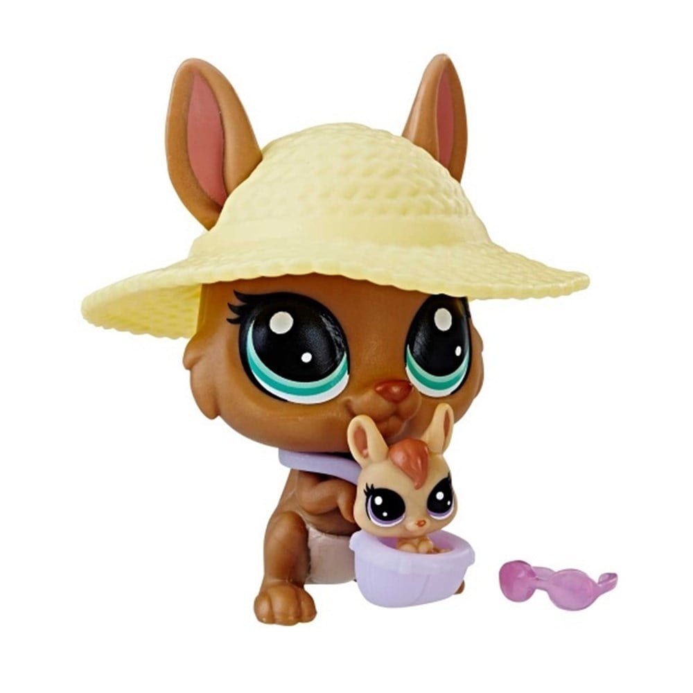 Kolleksiyon Karakterleri, Miniş - Pets Shop, Littlest Pet Shop Miniş ve Yavrusu B9358 C1173 Ada ve Abi Kangarooney